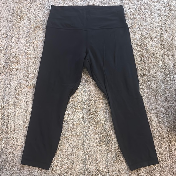 Lululemon Align High Rise Crop 23” Black - Picture 3 of 11